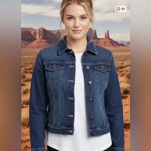 OLD NAVY Blue Denim Button Up Jacket Size M/M